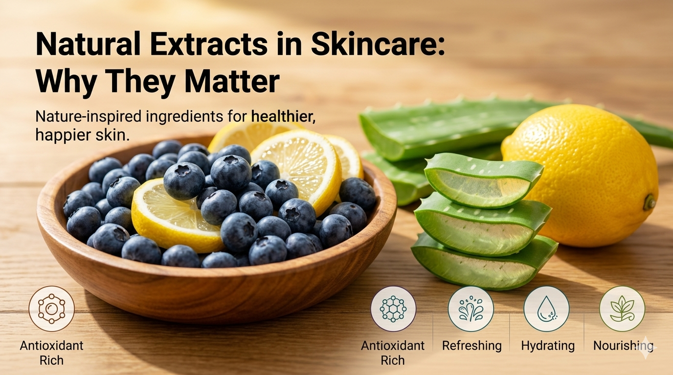 Natural Extracts in Skincare - Why They Matter