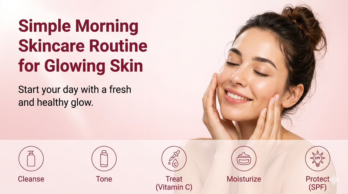 Simple Morning Skincare Routine for Glowing Skin